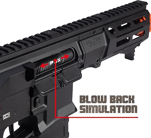 Miniatura 6 de EMERBU EMERBU Pro Splat Gel Orby Blaster PDX actualizado por EMERBU - Cuerpo de metal y nailon - Alta potencia de 11.1 V - Juego de engranajes de