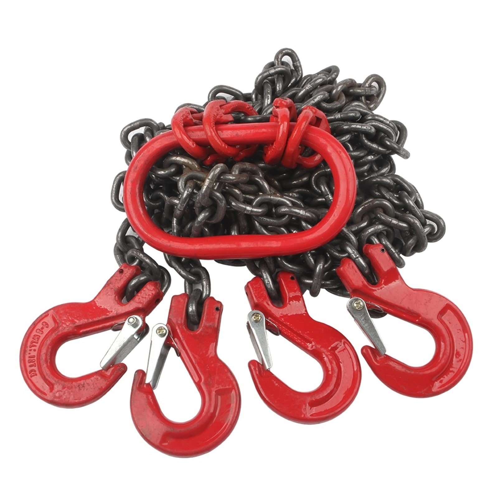 MYUYEE Chain Hoist, Chain Sling,Lifting Legs Double Hook Combination Spreader Parts Hoists 2T 1Meter,Flexible Enough