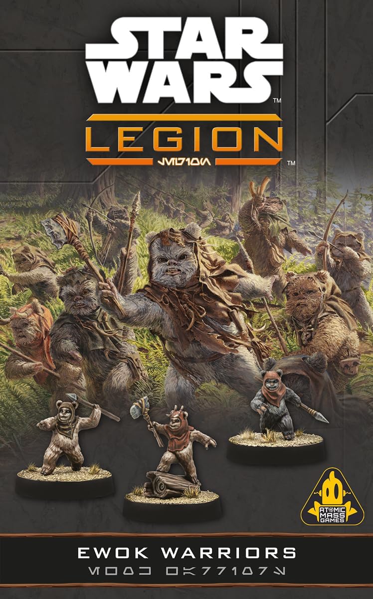 Asmodee Star Wars: Legion Ewok Warriors - Rebel & Bright Tree Village Battle Force Unit Expansion, Tabletop Miniatures Strategy Game for Kids & Adults, Ages 14+, 2 Players, 90 Min Playtime