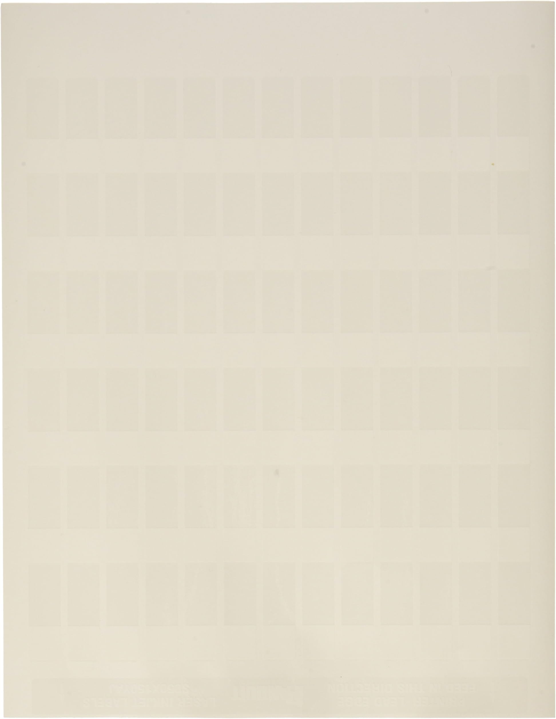 Panduit S050X150YAJ Laser/Inkjet Self-Laminated Label, Polyester, Clear/ White (5,000-Pack)