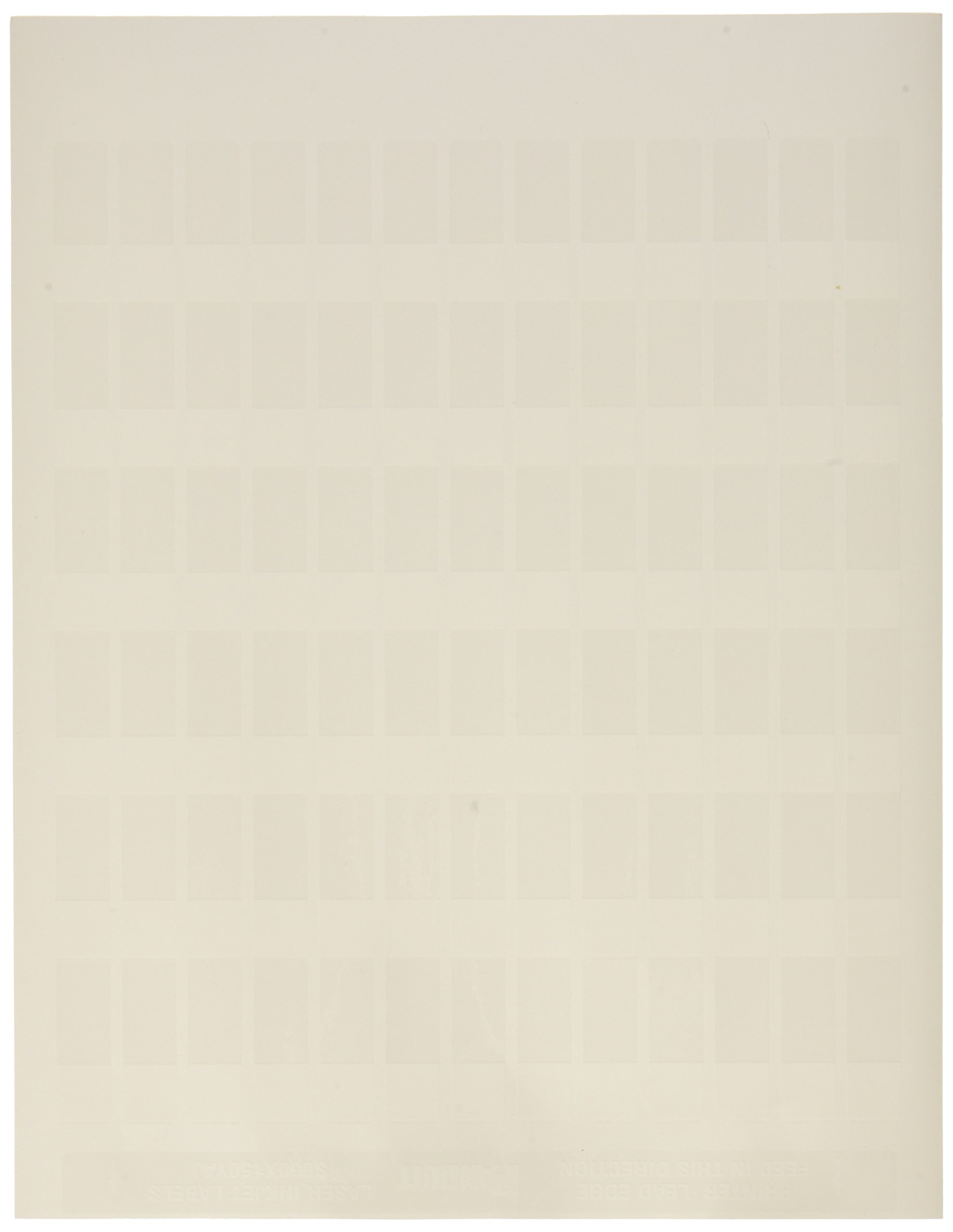 Panduit S050X150YAJ Laser/Inkjet Self-Laminated Label, Polyester, Clear/ White (5,000-Pack)