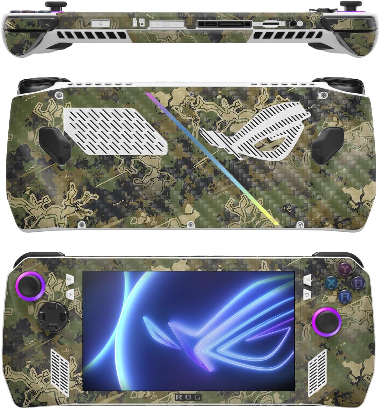 MightySkins Skin Compatible with Asus ROG Ally - Vintage Paisley | Protective, Durable, and Unique Vinyl Decal wrap Cover | Easy to Apply, Remove, and Change Styles