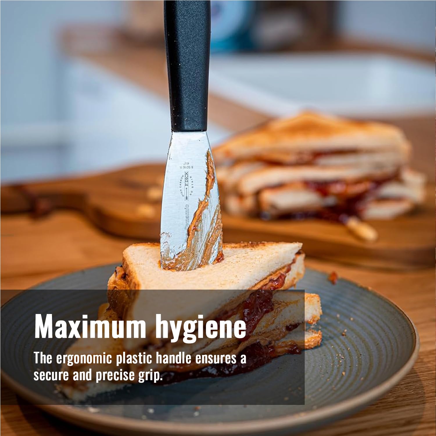 F. DICK ProDynamic Frühstücksmesser – 11 Cm, Rostfrei & Wellengeschliffen – Ideal Für Brot, Käse & Mehr
