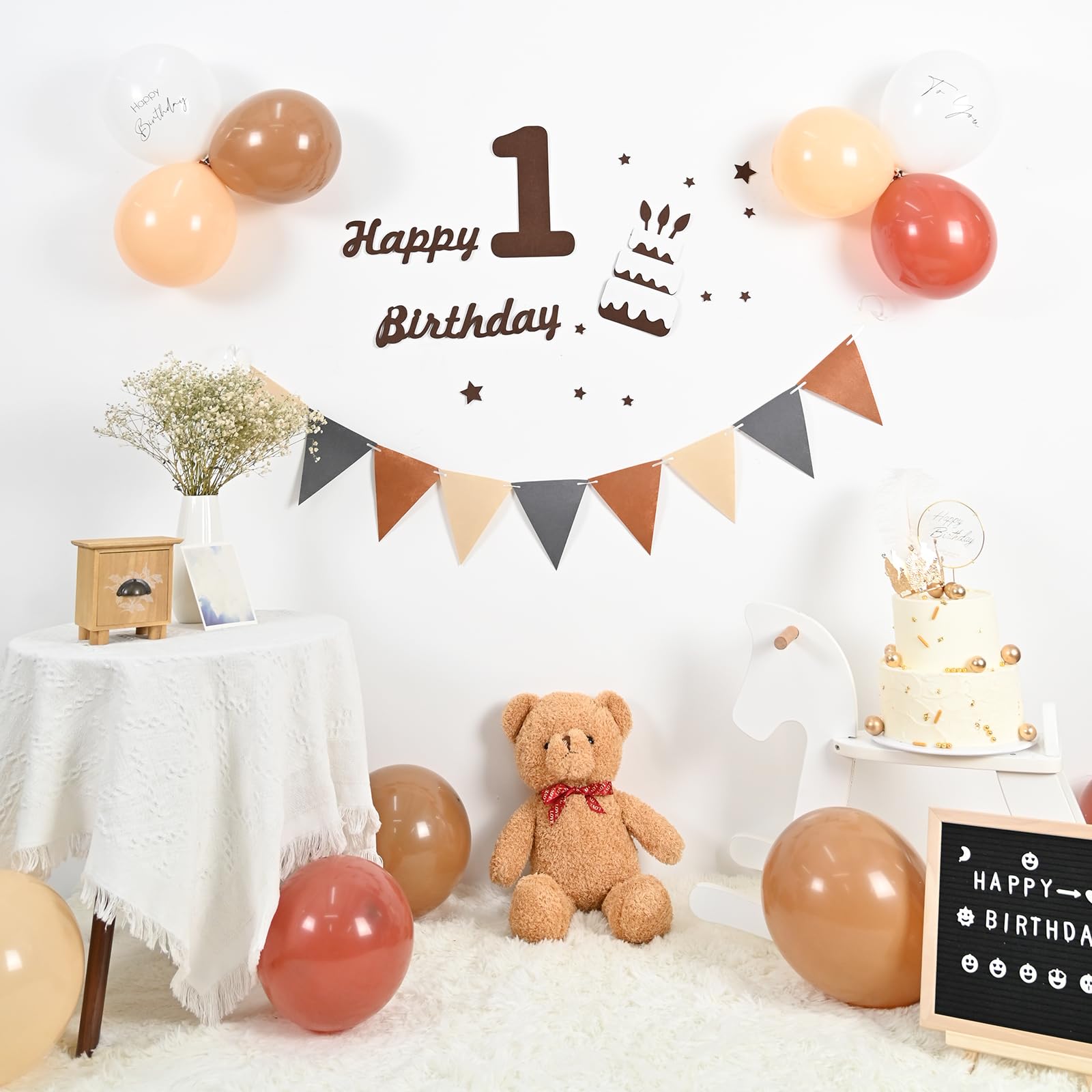 Amazon.co.jp: GRESATEK 誕生日 飾り付け 風船 バルーン 数字1 1歳 