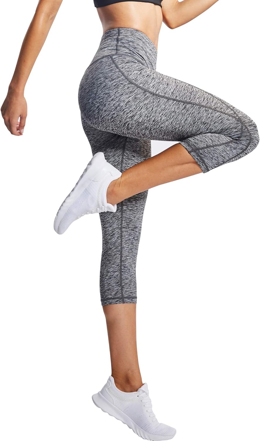 NELEUS Women's Yoga Running Capris Tummy Control High Waist Workout Pants - Image 5