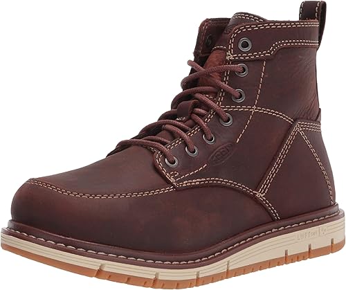 KEEN Utility Botas de trabajo con cuña y punta de aleación de 6 pulgadas para mujer San José