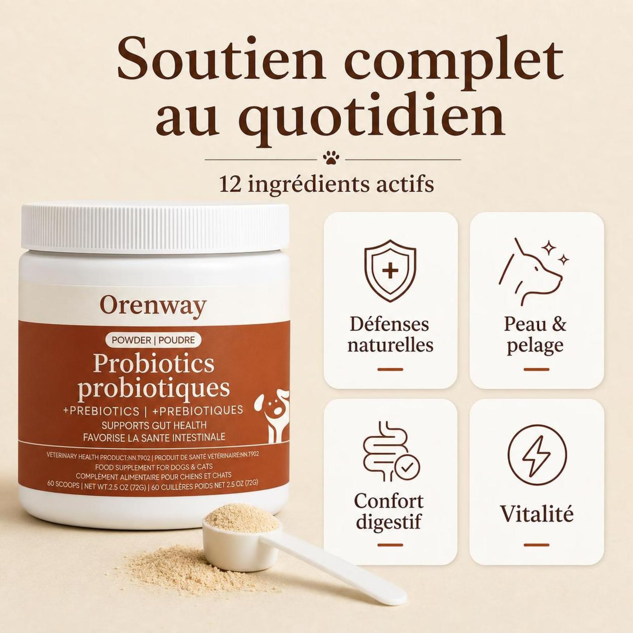 Woofilab Immunité & démangeaisons Complément Alimentaire Chien au Quotidien (2 pièce)
