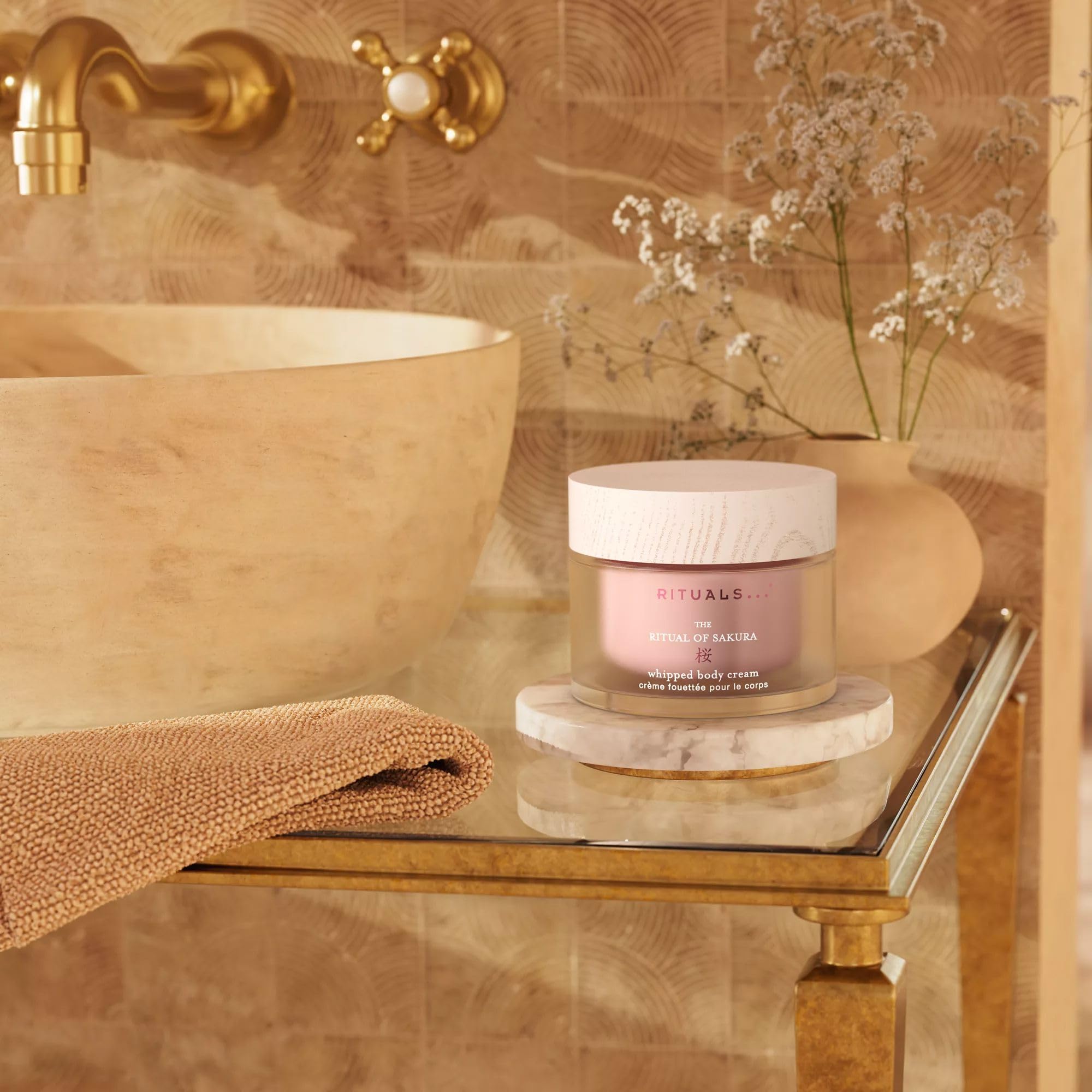 RITUALS The of Sakura Body Cream, Cherry Blossom and Rice Milk Moisturising Body cream