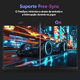 Monitor Gamer Curvo 27 polegadas Z-Edge, 200Hz, FHD 1080P, 1 ms, Tela 1500R, FreeSync, 99% sRGB, HDMI 2.0/DP 1.4, Ajuste de Inclinação, Suporte VESA, sem bordas, para Jogos e Office — imagem 3