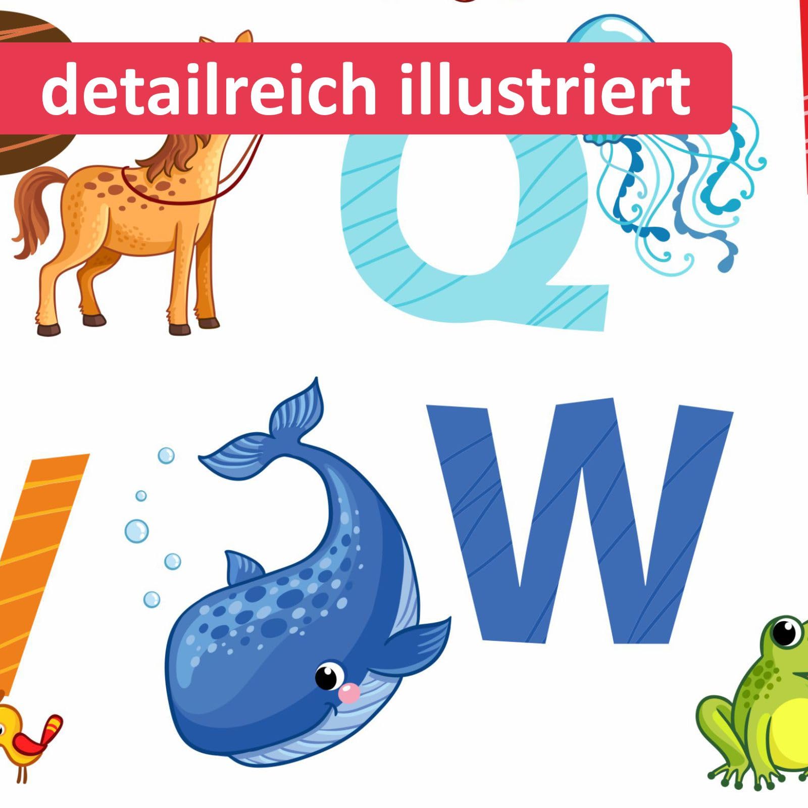 Vinyl-Tischset Für Kinder – Deutschland-Motiv, A3 (42x30 Cm), Wasserfest & Abwaschbar