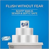 Vista 3 de Scott Papel higiénico, 1000 hojas por rollo, papel higiénico, 20 rollos