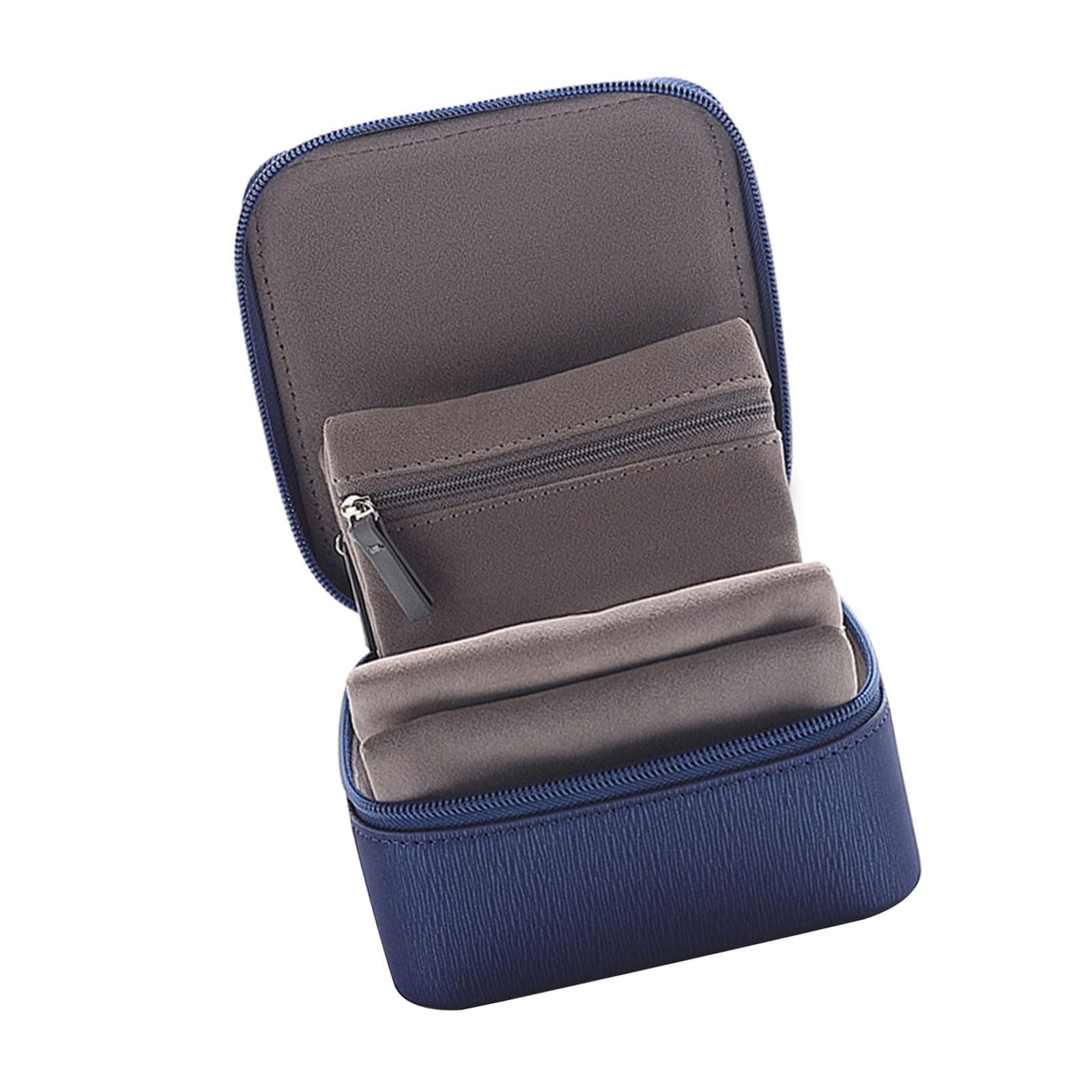 Étui de rangement élégant à 6 poches pour vos bijoux et accessoires de voyage