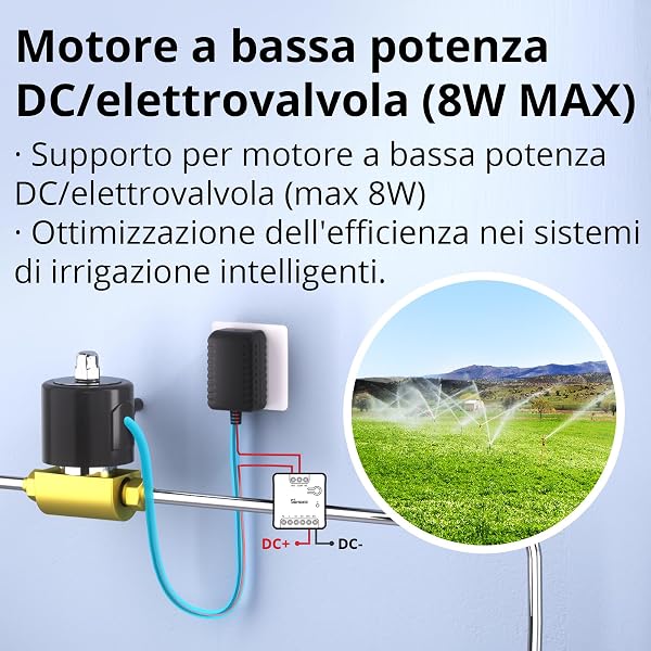 SONOFF Contatto Pulito MINI-D Interruttore Intelligente | WiFi 2.4G | 8W | Protocollo Matter compatibile con Alexa, Google Home, Home Assistant | Per porte di garage, controllo caldaia, ecc.Senza hub - 4