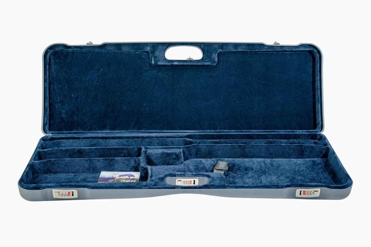 Negrini OU Trap Shotgun Case – Airline-Approved Hard Case for 1 Shotgun + 1 Extra Barrel – 34” High Rib