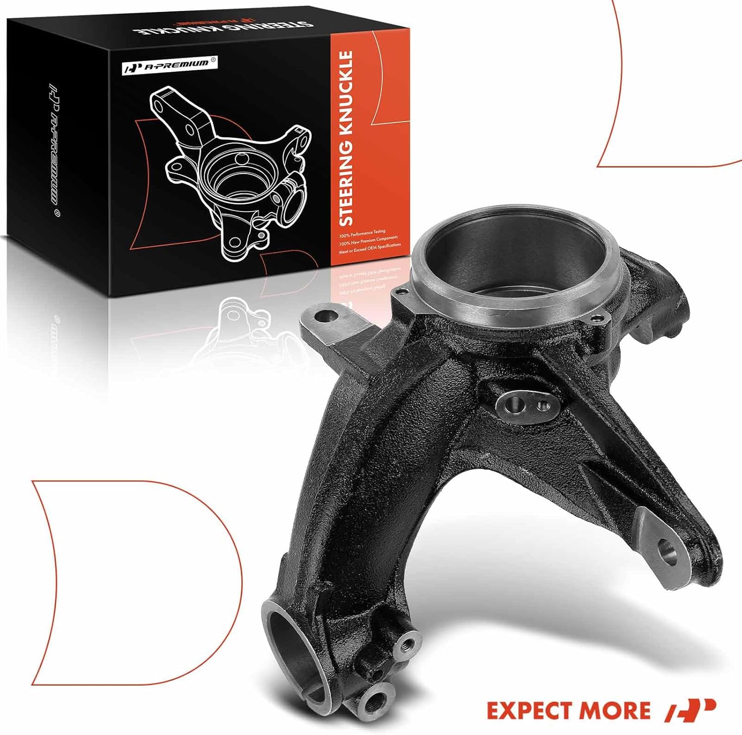 A-Premium Front Suspension Steering Knuckle Compatible with Honda Accord 2018 2019 2020 2021, Right Passenger Side