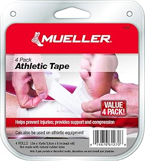 Mueller Sport 4 Piece Athletic Tape, 10.6 Ounce