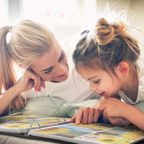 Miniatura 9 de Dunwell Páginas de repuesto para álbumes de recortes de 12 x 12 pulgadas, paquete de 25 unidades, 1 bolsillo súper pesado y (paisaje de 4 x 6,