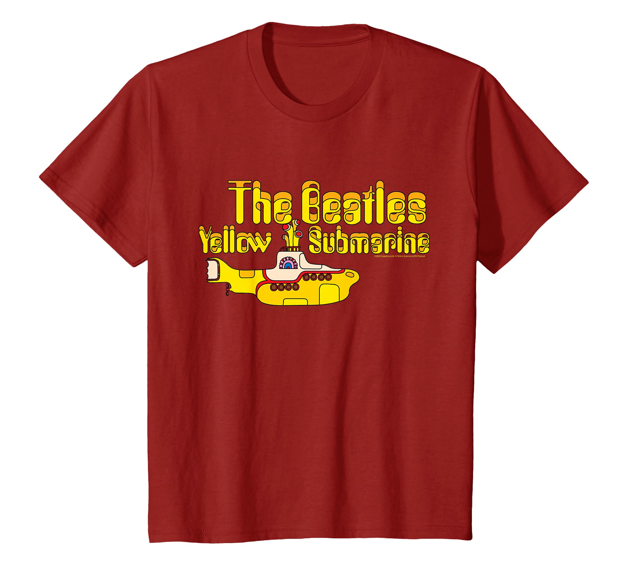 Amazon | ビートルズ - イエローサブマリン ロゴ Tシャツ | Tシャツ