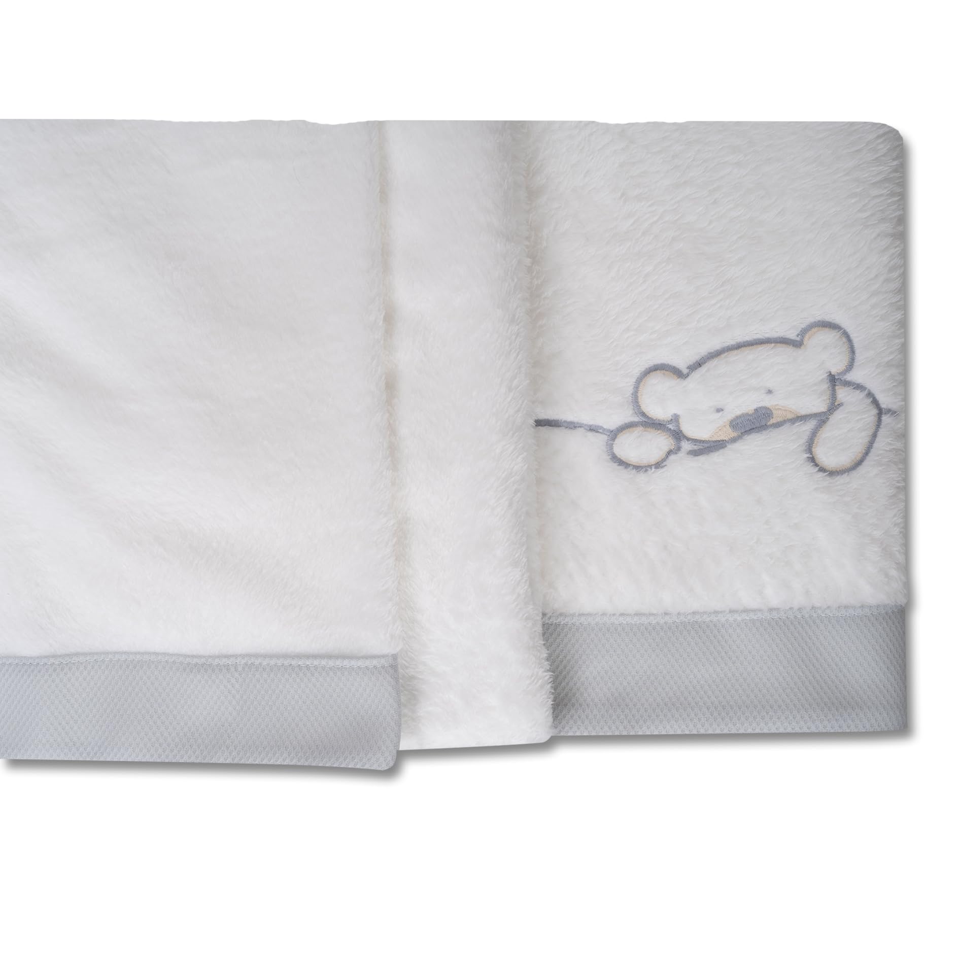 Parure de lit 100% Coralina 80 x 130 cm hyperdouce pour lit bébé