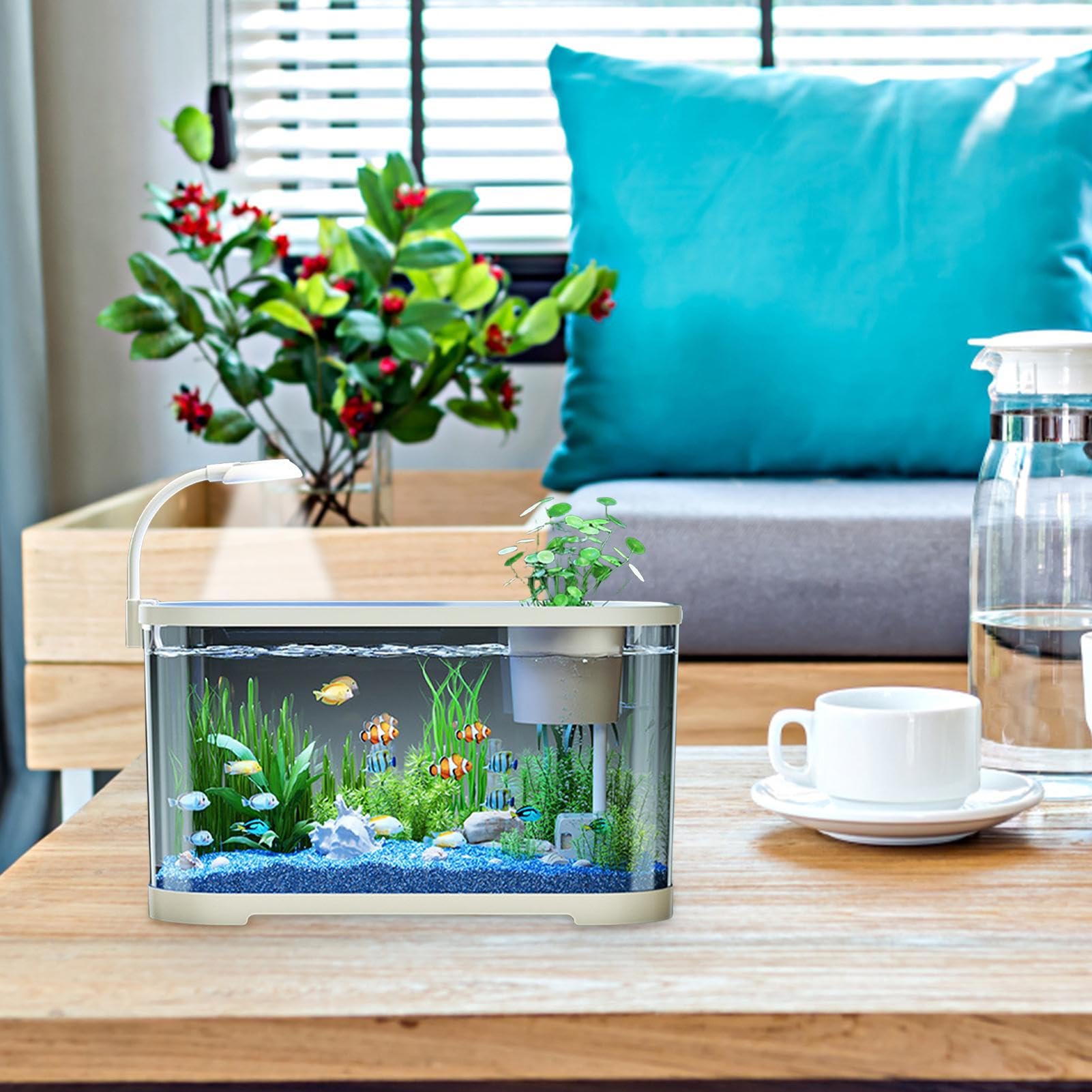 Kit Per Principianti Di Acquari, Generico, Kit Per Acquari, ABS, Acquario Per Principianti, Decorazioni Per Tartarughe Terrestri, Rane, Tartarughe