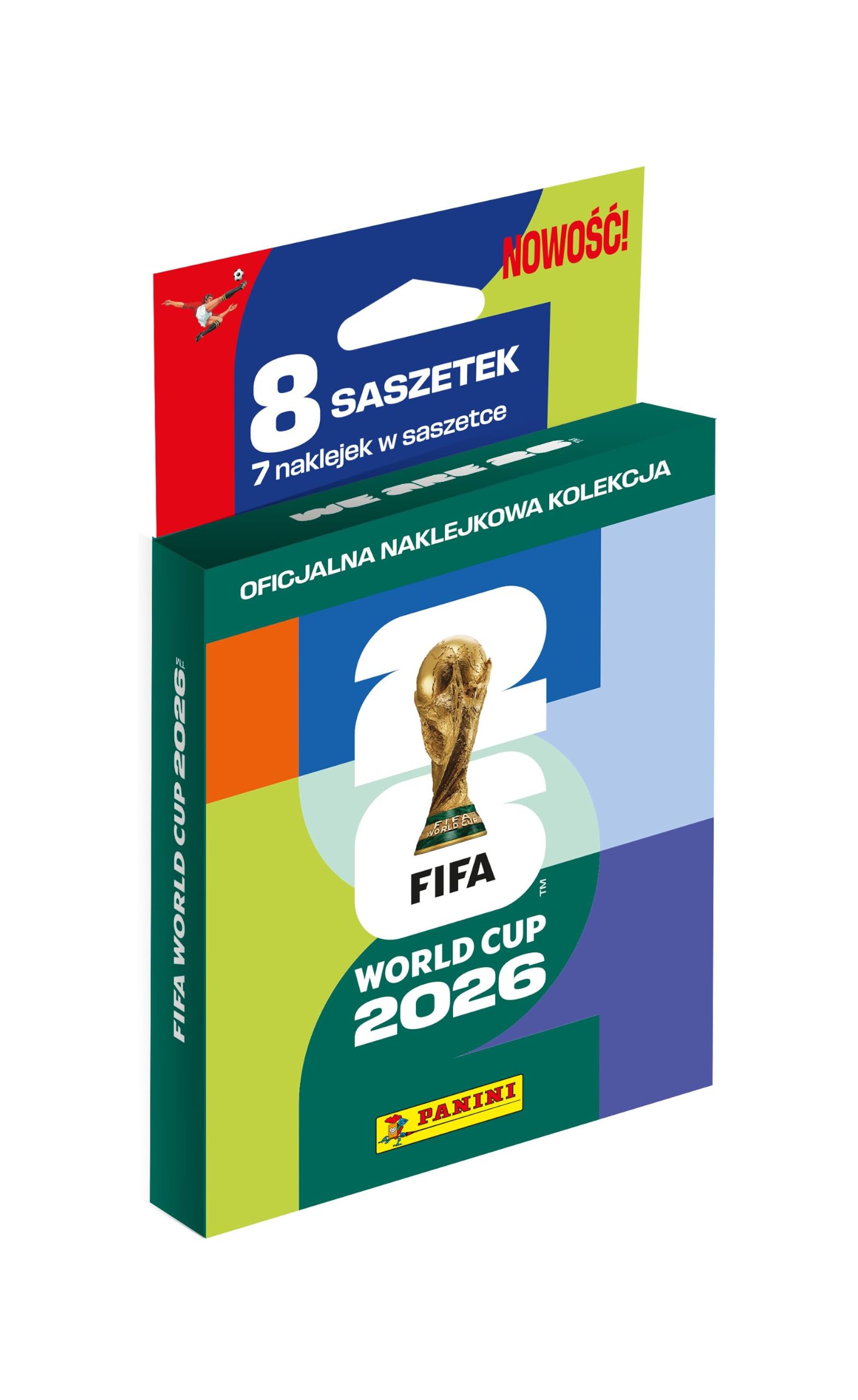 Panini - FIFA World Cup 2026 Cromos - Ecoblister 8 Sobres - Incluye 56 Cromos Mundial 2026 - Colección Oficial Panini