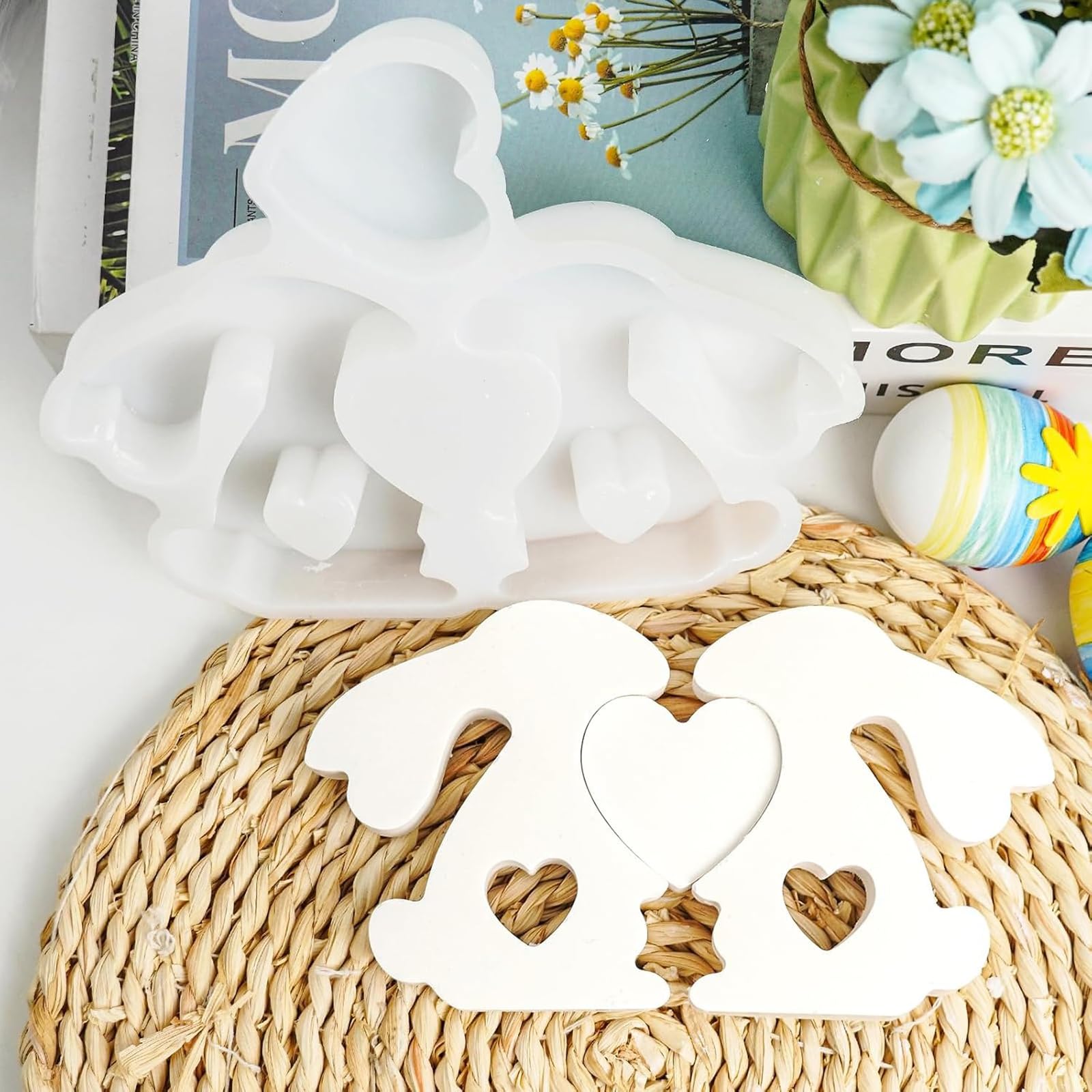 Stampi in silicone per Pasqua, coniglietto, regalo per denaro