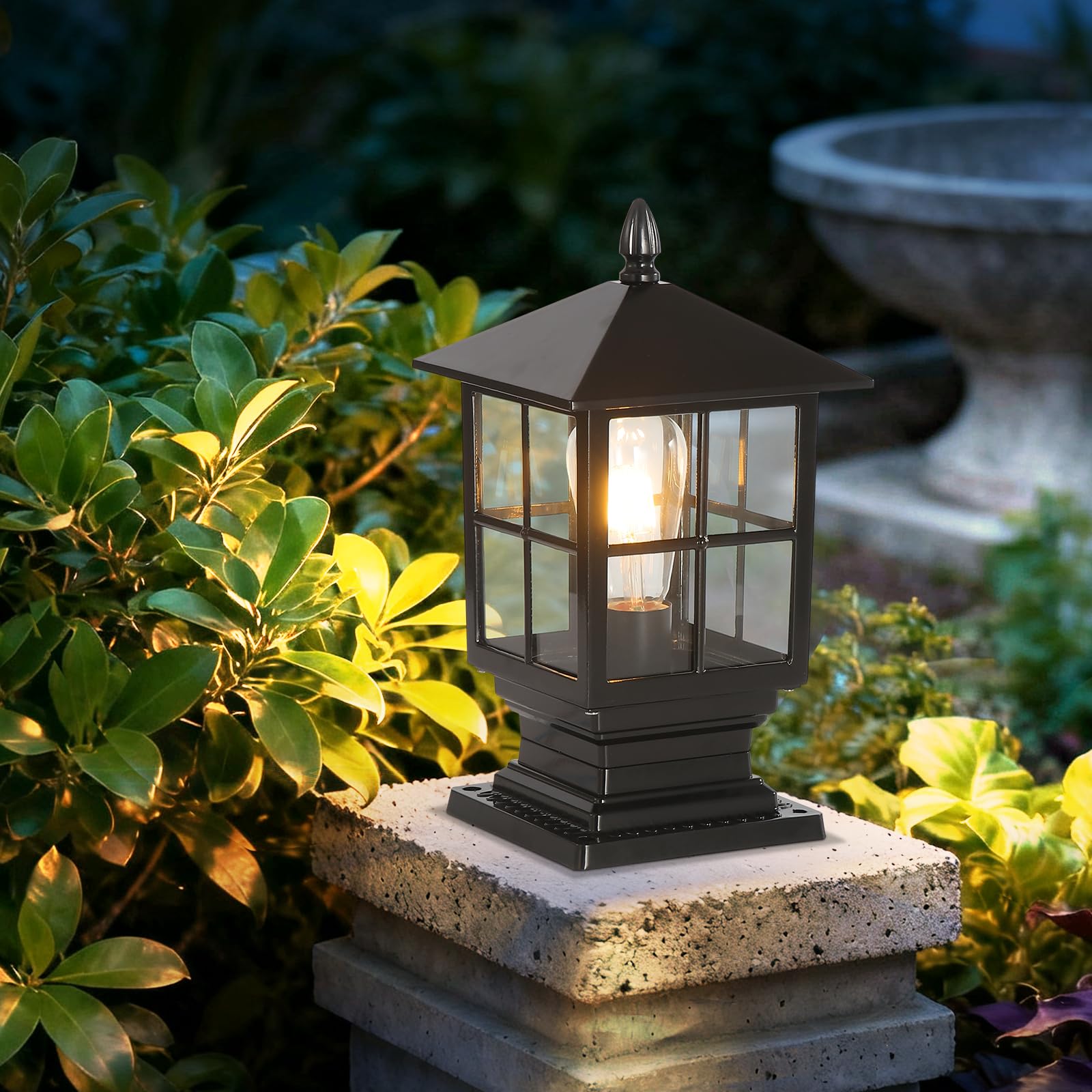 Column Mount Exterior Light