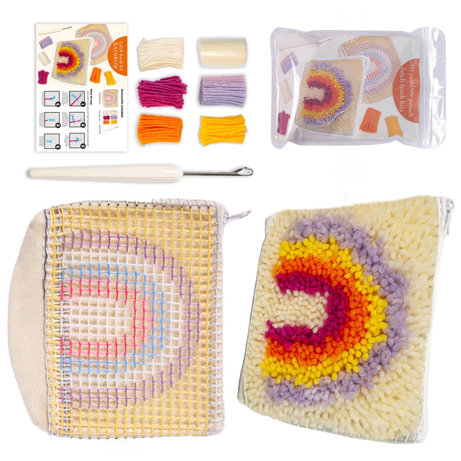 ordinarYone Beginner Friendly Crosses Stitching Set Featuring Polyester Cotton Materials and Pattern Variety for Family Crafting Fun