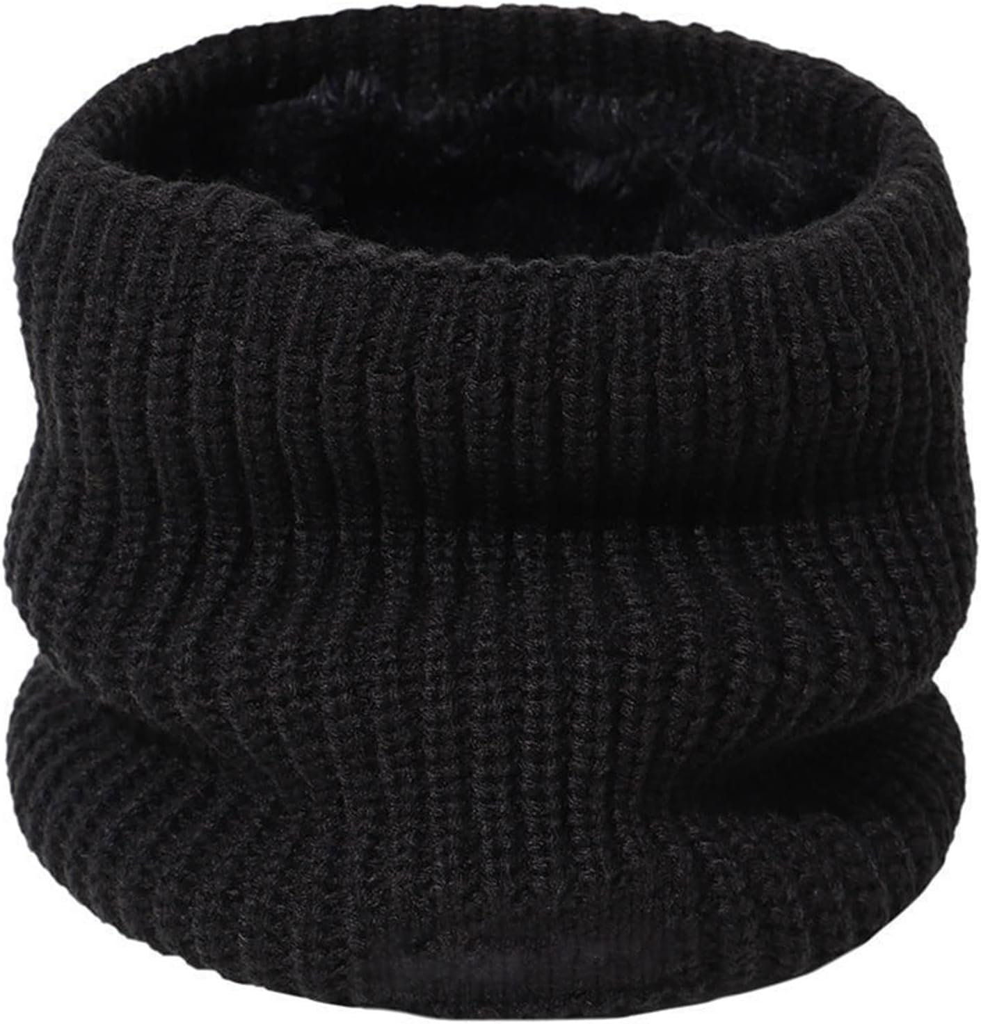 Winter Lined Neck Warmer, Neck Gaiter Circle Loop Scarves for Hiking, or Shoveling (Color : Yellow, Size : 20 * 24cm)