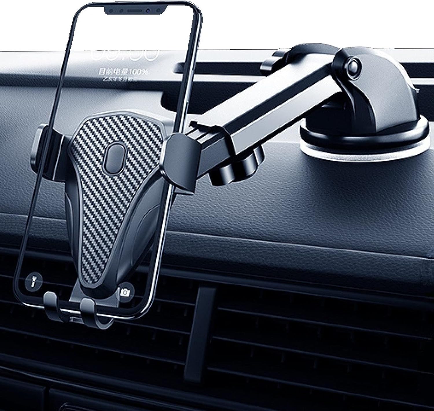 21令和進化版 Mies 600度 回転 高機能 スマートフォンフォルダー 車載ホルダー スマホホルダー 車 360度回転可 着脱簡単 落下防止 片手操作 粘着ゲル 真空 吸盤 車載 携帯ホルダー ダッシュボード デスク Samsung 適用 Iphone 4 7 7インチ全機種対応 Sony スマホ