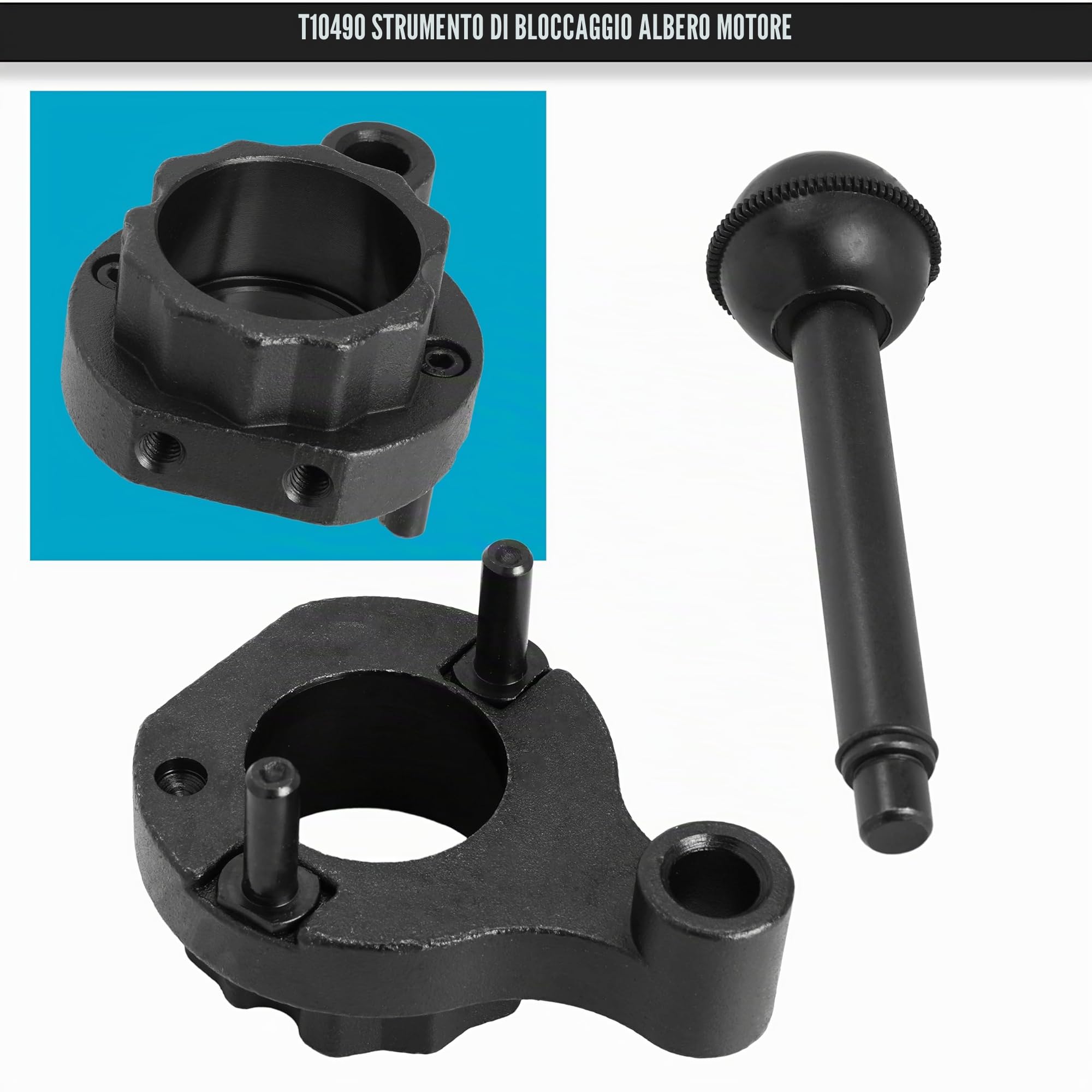 Kit di attrezzi per cinghia di distribuzione dell'albero a camme - Compatibile con VW Audi Tiguan SEAT Skoda 1.4 1.6 2.0 TDI EA288 Diesel, sostituisce T10264 T10265 T10490 T10492 T10051 T10060A 3359