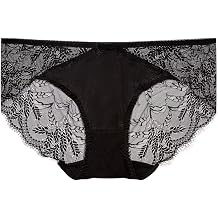 Womens Silk Satin Panties Lace Brief Sexy Undies Breathable Underpants