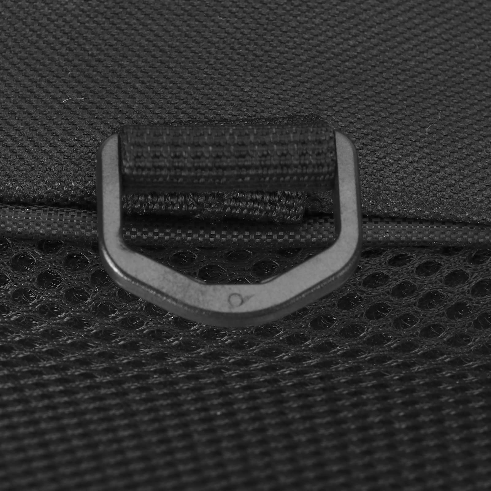 Bolsa de Asiento Trasero para Motocicleta, Mochila para Conductor de Gran Capacidad, Bolsa Trasera Universal Transpirable con múltiples Bolsillos, Estructura de Nailon Duradera