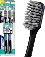 Vista 15 de GuruNanda Cepillo de dientes gigante suave con cerdas en espiral de doble acción, agarre Ergo Dexa antideslizante, ayuda a blanquear los dientes