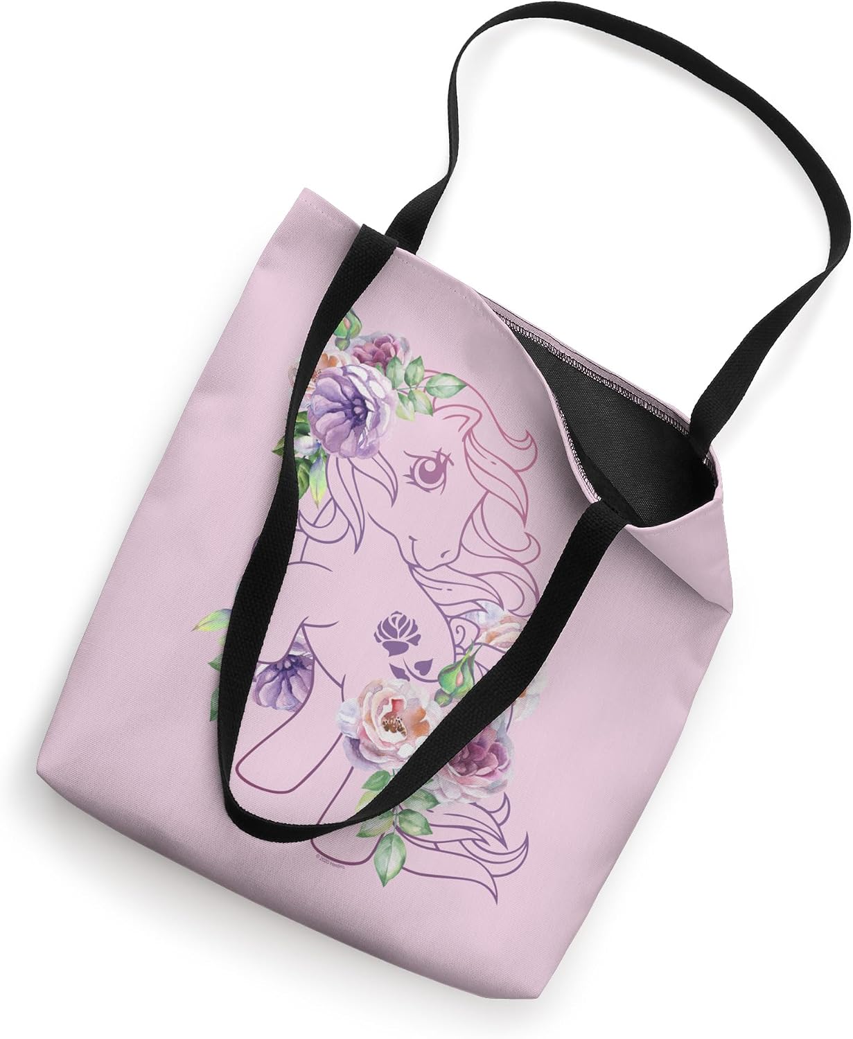 My Little Pony Floral Pony Line Art Tote Bag