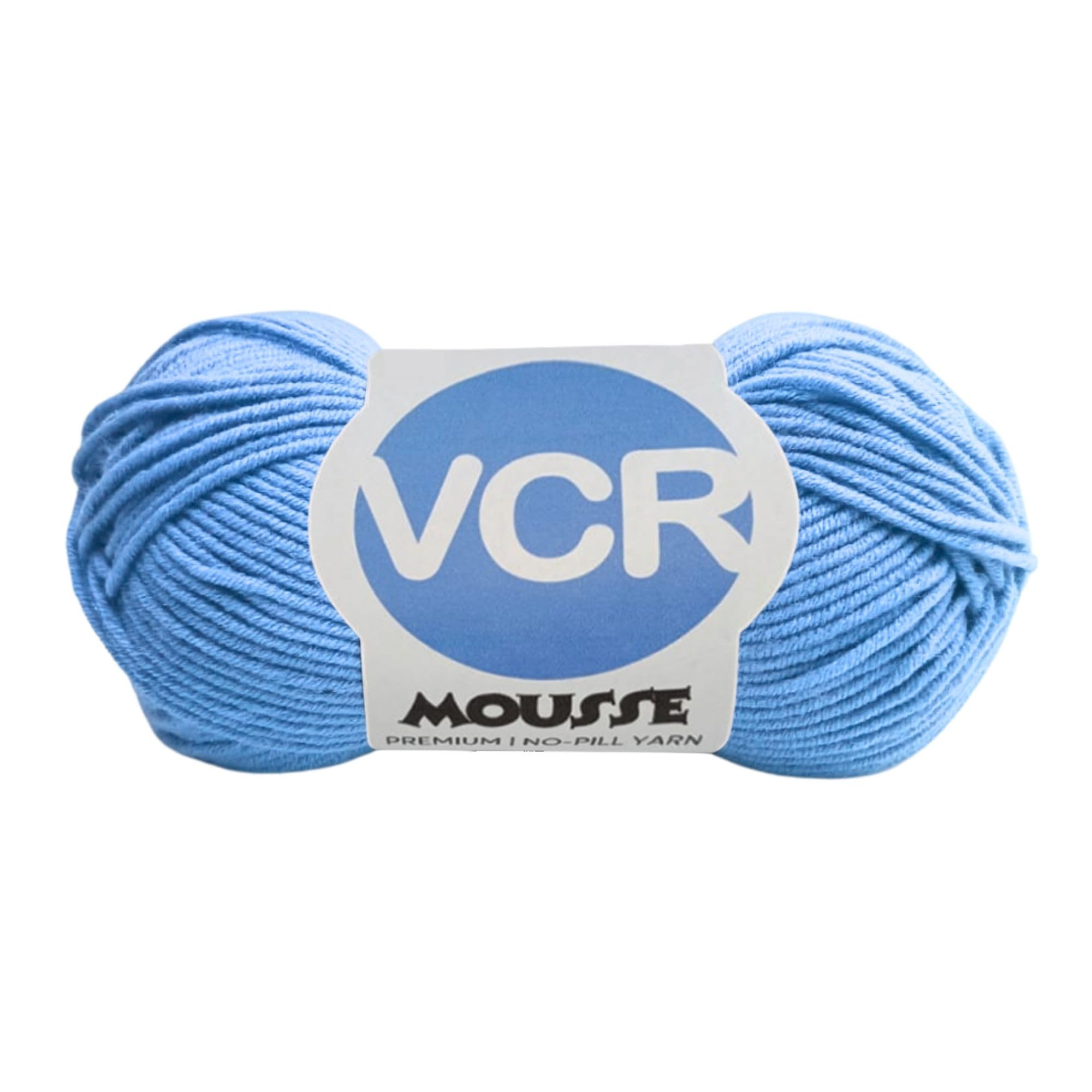 VCR 4ply Sky Blue Yarn, 100 Grams Hank, 190 Meters Length, Acrylic Ball for Crochet and Knitting, Soft Crosia Threads, Pack of 1 Yarn, Suitable for DIY Crafts