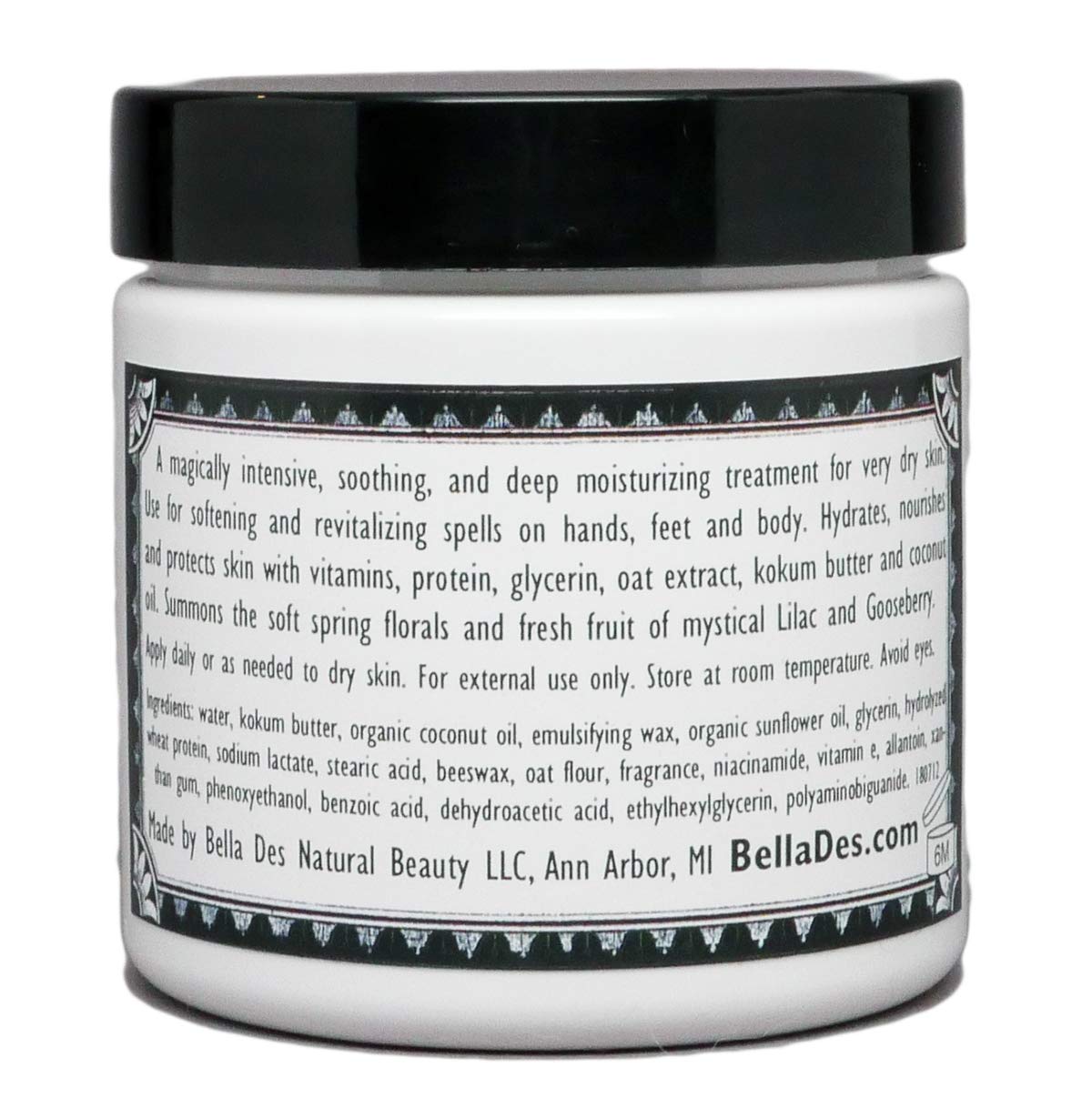 Lilac and Gooseberry Travel Trial Size Set | Lotion, Body Wash, Scrub, and Hand & Foot Cream | Travel Size 1-2 oz Products | Yennefer Perfume Scent of a Sorceress by Bella Des Natural Beauty
