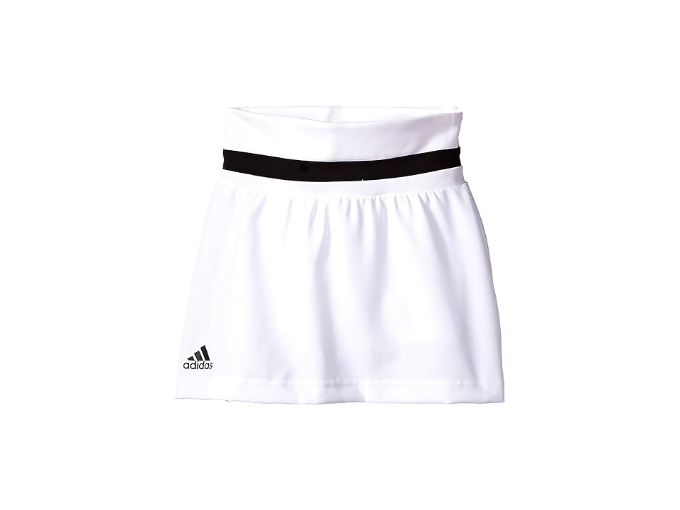 

adidas Kids Club Skirt (Little Kids/Big Kids) (White) Girl's Skort