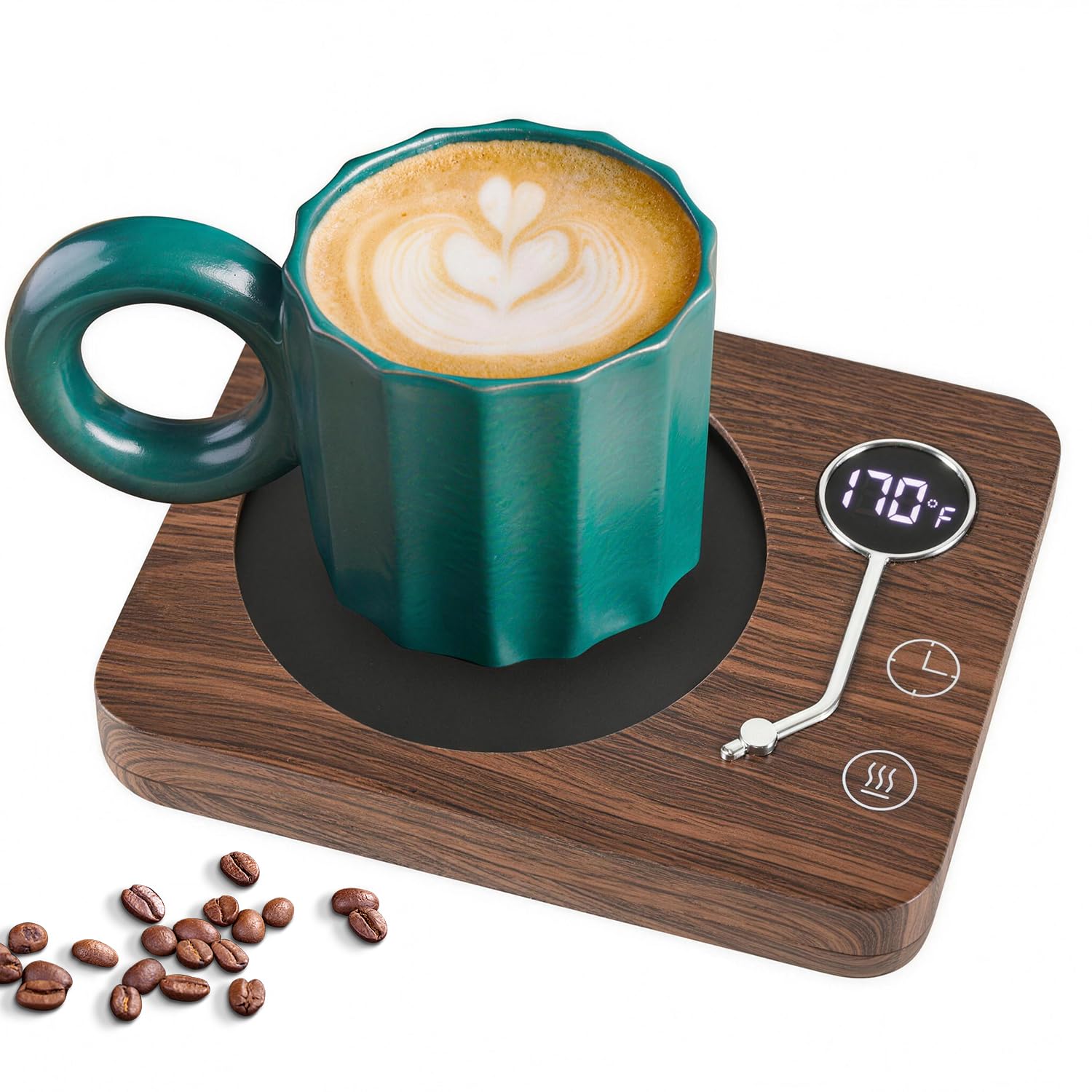 Coffee Mug Warmer, CEROBEAR Mug Warmer for Desk 3 Temperature Control 130℉/150℉/170℉, Cup Warmer with Auto Shut Off for Coffee Milk Tea Beverage