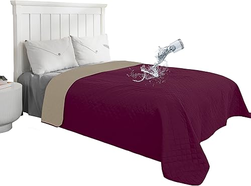 Miniatura 1 de Easy-Going Funda de cama 100% impermeable para perro, reversible, a prueba de fugas, lavable, protector de muebles para mascotas, niños, perros y