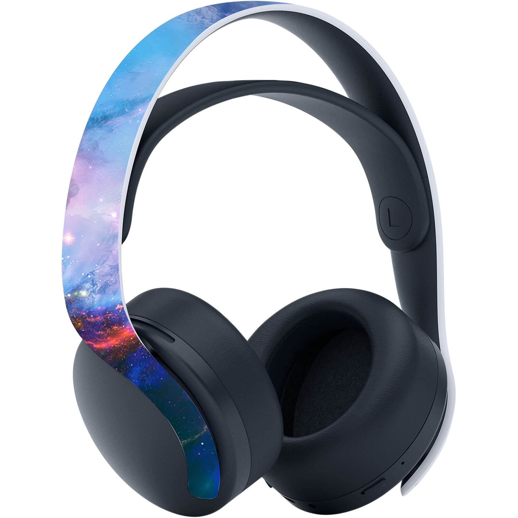 PlayVital Pegatina Completa para ps5 Edición Digital - Calcomanía Vinilo para Consola, Control, Estación de Recarga, Control Remoto y Audífonos, Adhesivo Piel (Cielo Estrellado)