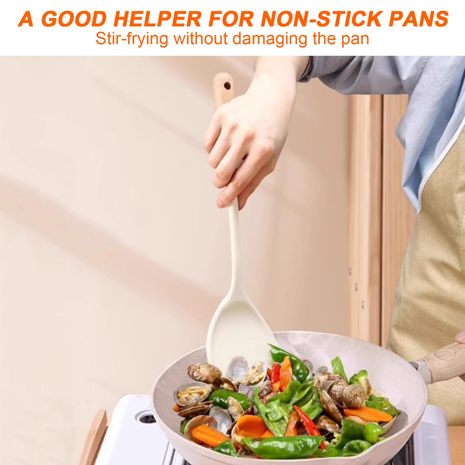 Set De Spatules Cuisine Lot Raclettes Silicone Haute Température