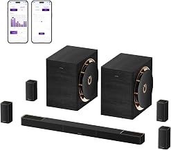 ULTIMEA Skywave X100 Dual 9.2.6 THX-Tuned Wireless Surround Soundbar System with Dolby Atmos & DTS:X, Two 10" Sub, 18Hz Subwoofer Frequency, 2000W Peak, 8K Passthrough, AVR Level Soundbar