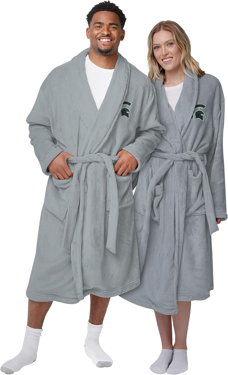 FOCO NCAA unisex-adult Ncaa College Team Logo Soft Lazy Day Robe