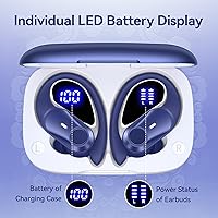 Vista 6 de GOLREX Auriculares con cancelación activa de ruido Auriculares Bluetooth con cancelación activa de ruido