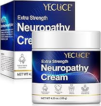 Neuropathy Cream Extra Strength, Pain Stop, Nerve Pain Relief Cream for Feet, Legs, Hands, Back with Arnica Lavender B6, Natural Calm Massage Gel for Muscles & Joints
