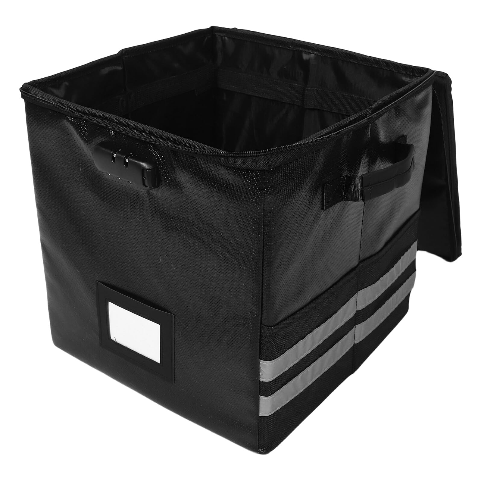 BESPORTBLE Contenitore Pieghevole Per Dischi in Vinile Scatola Cubo Con Coperchio Organizer Per Dischi Con Serratura Contenitori Pieghevoli Per Album Scatola Per Trasporto