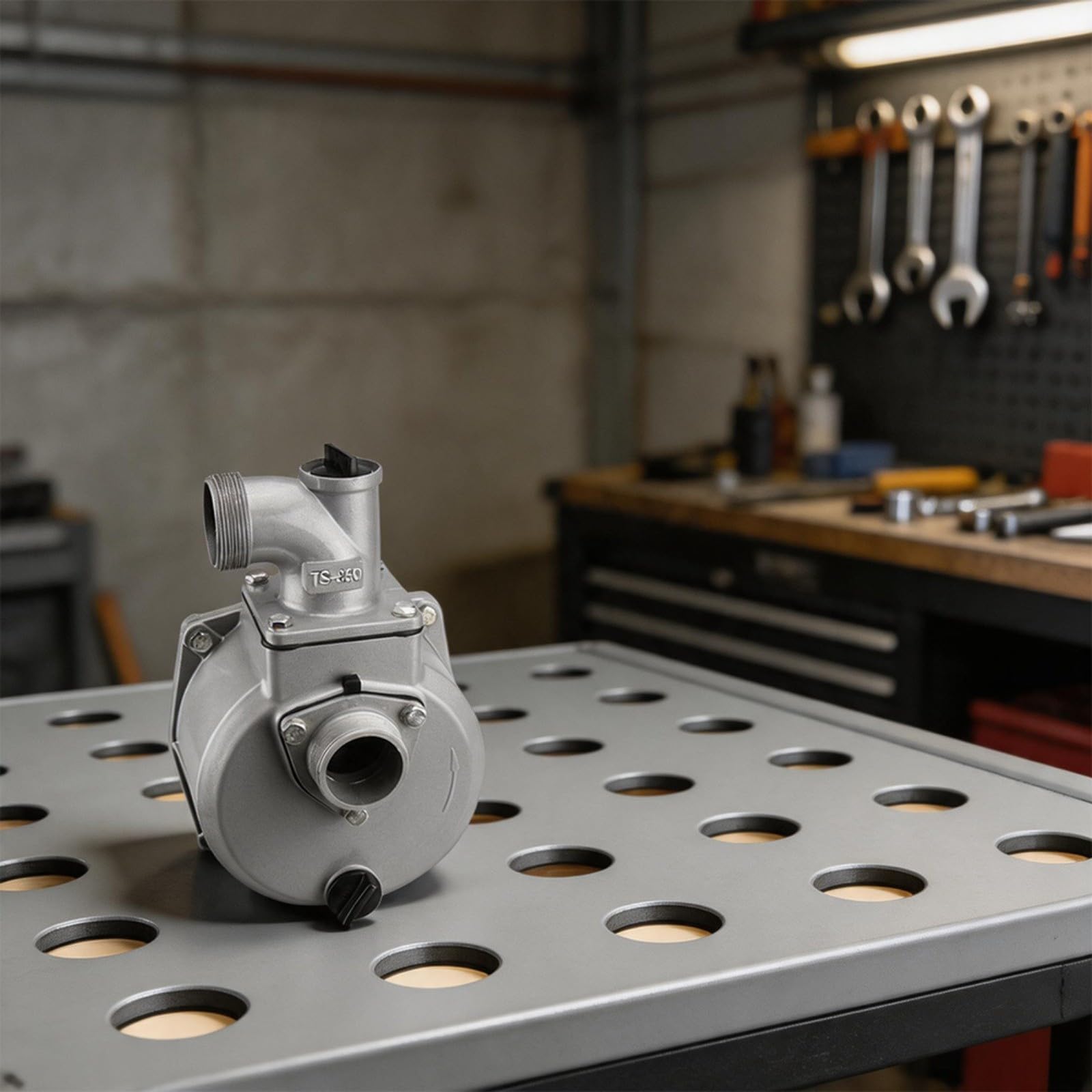 Pompa in alluminio per 168F 170F 2 pollici autoadescante acqua, modello WP20 sostituzione Shell testa senza girante per unità alimentate a gas
