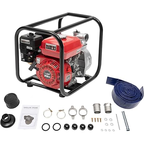 Ultra-Efficient 2 Inch Gas Powered Water Pump for Hassle-Free Irrigation