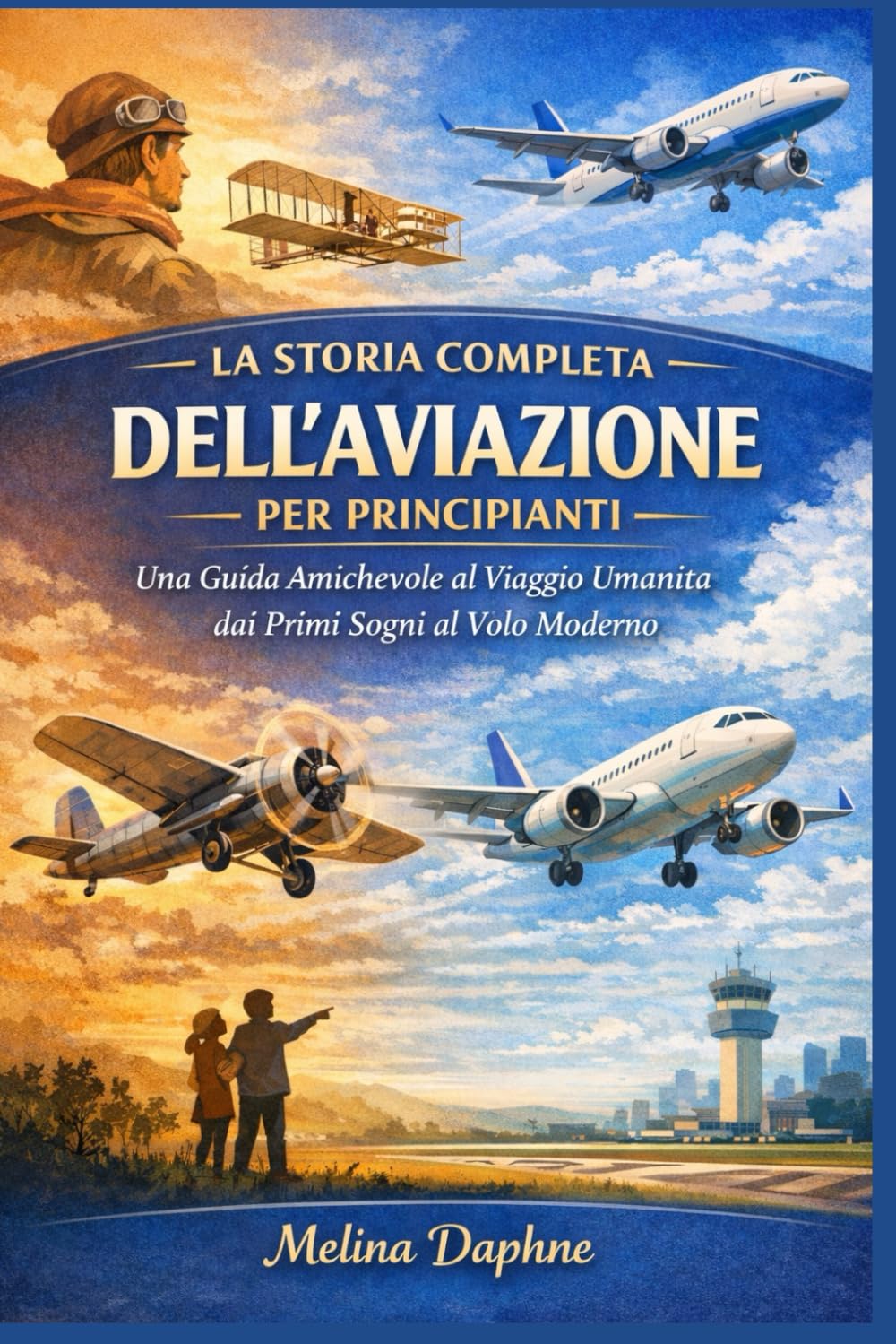 LA STORIA COMPLETA DELL'AVIAZIONE PER PRINCIPIANTI: Una Guida Amichevole al Viaggio Umanità dai Primi Sogni al Volo Moderno